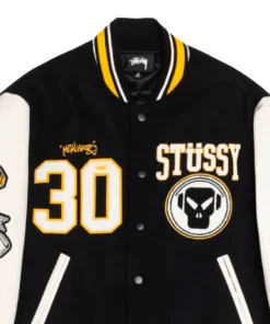 Stussy x Metalheadz Goldie 30th Varsity Jacket (9)