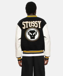 Stussy x Metalheadz Goldie 30th Varsity Jacket For Men (1)