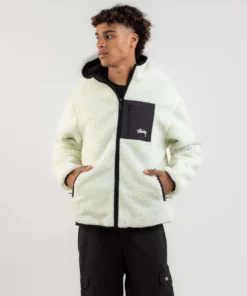 stussy reversible sherpa hooded jacket (8)