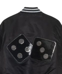 stussy sequins satin jacket black sequined satin varsity bomber (3)
