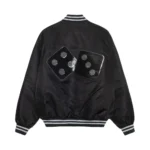 Stussy Sequins Satin Jacket Black – Satin Varsity Bomber