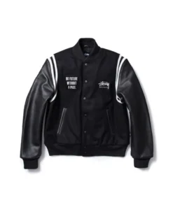 stussy x sophnet varsity jacket black 16th anniver (6)