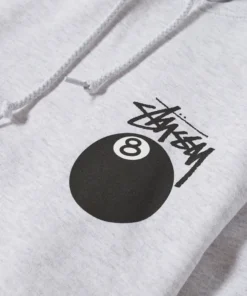 Stussy 8 Ball Embroidered Popover Hoodie (2)
