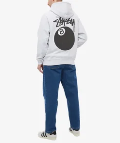 Stussy 8 Ball Embroidered Popover Hoodie (7)