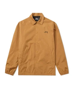 Stüssy Cruize Logo Coach Jacket Light Mustad