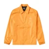 Stüssy Cruize Logo Coach Jacket Light Orange