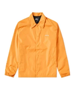 Stüssy Cruize Logo Coach Jacket Light Orange
