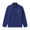 Stüssy Cruize Logo Coach Jacket Navy Blue