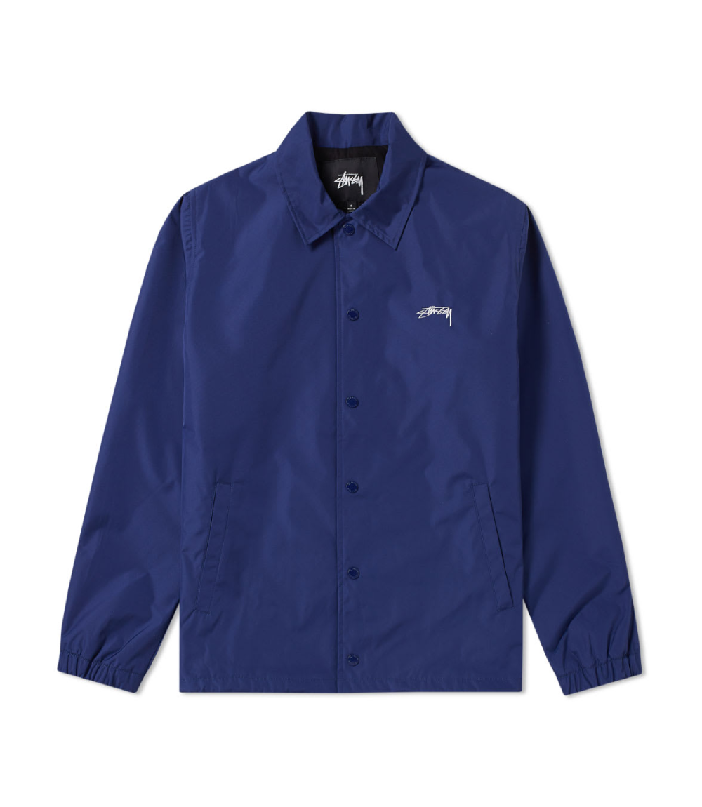 Stüssy Cruize Logo Coach Jacket Navy Blue