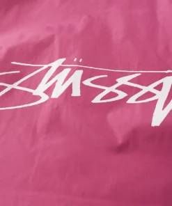 Stüssy Cruize Logo Coach Jacket Pink (1)