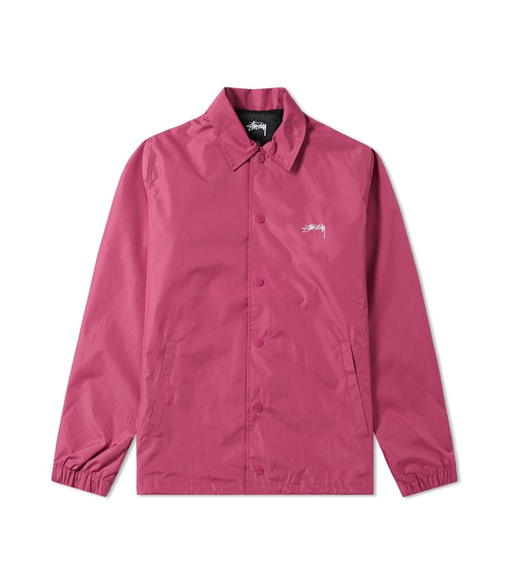 Stüssy Cruize Logo Coach Jacket Pink