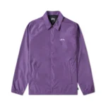 Stüssy Cruize Logo Coach Jacket Purple