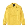 Stüssy Cruize Logo Coach Jacket Yellow
