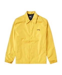 Stüssy Cruize Logo Coach Jacket Yellow