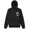 Stussy Full Deck Embroidered Black Hoodie (7)