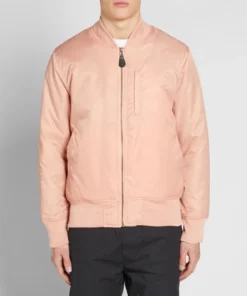 Stussy Pink Flight Satin Bomber Jacket (3)