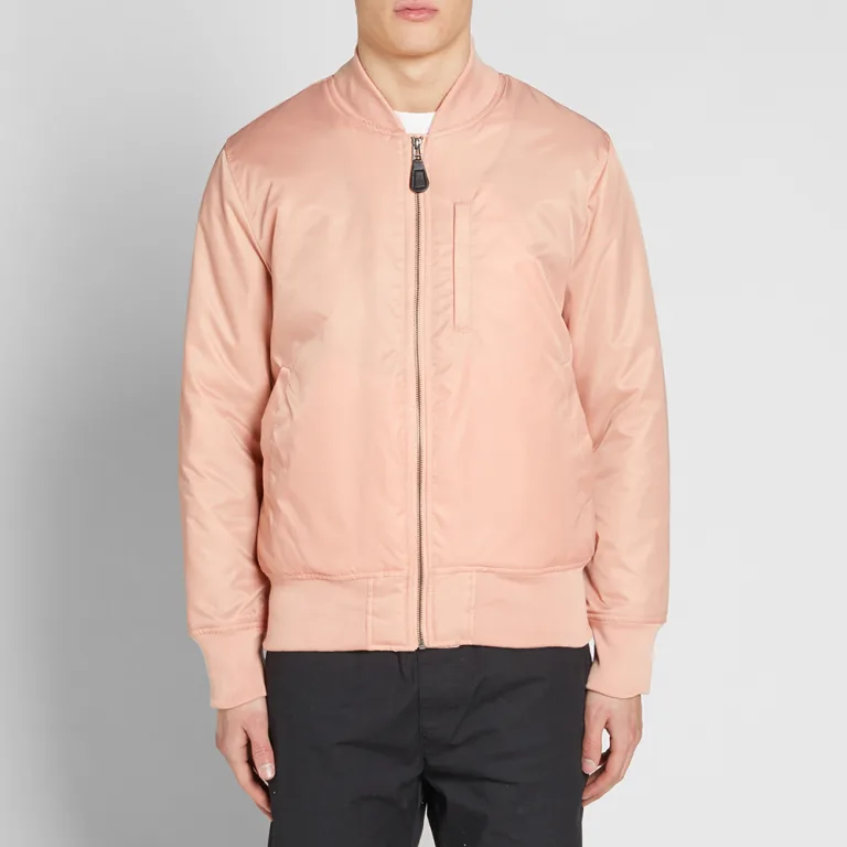 Stussy Pink Flight Satin Bomber Jacket (3)