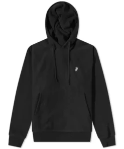 Stussy Swirl Embroidered Black Hoodie (2)