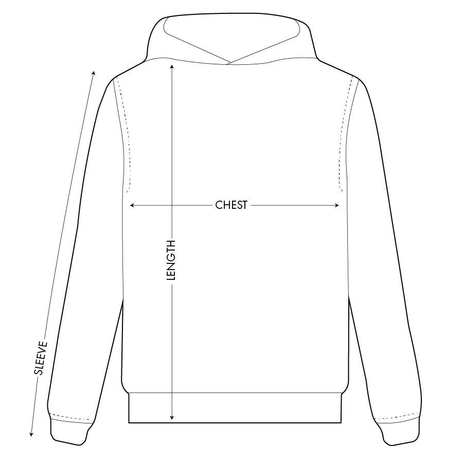 hoodie szie guide