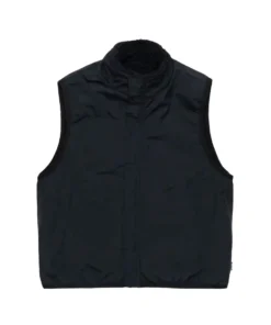 stussy 8 ball black reversible sherpa fleece vest (2)