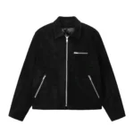 Stussy 8-Ball Bing Men’s Black Suede Leather Jacket