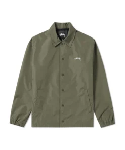 stüssy cruize logo Coach jacket military Olive