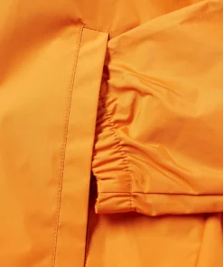 stussy cruize logo coach jacket light orange (6)