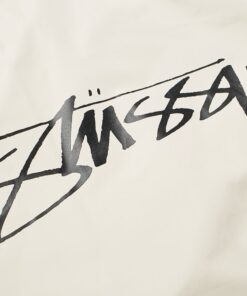 stüssy cruize logo coach jacket white (1)