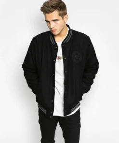 stussy stock varsity jacket black (10)