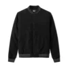 stussy stock varsity jacket black (4)