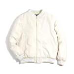 Stüssy Stock Varsity Jacket – Off-White