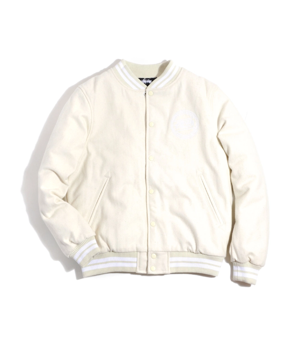 stussy stock varsity jacket off white (3)