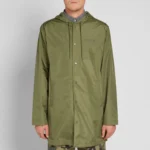 Stüssy Tony Long Hooded Coach Jacket – Army Green