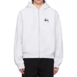 Stussy Classic Gray Zip Hoodie – Essential