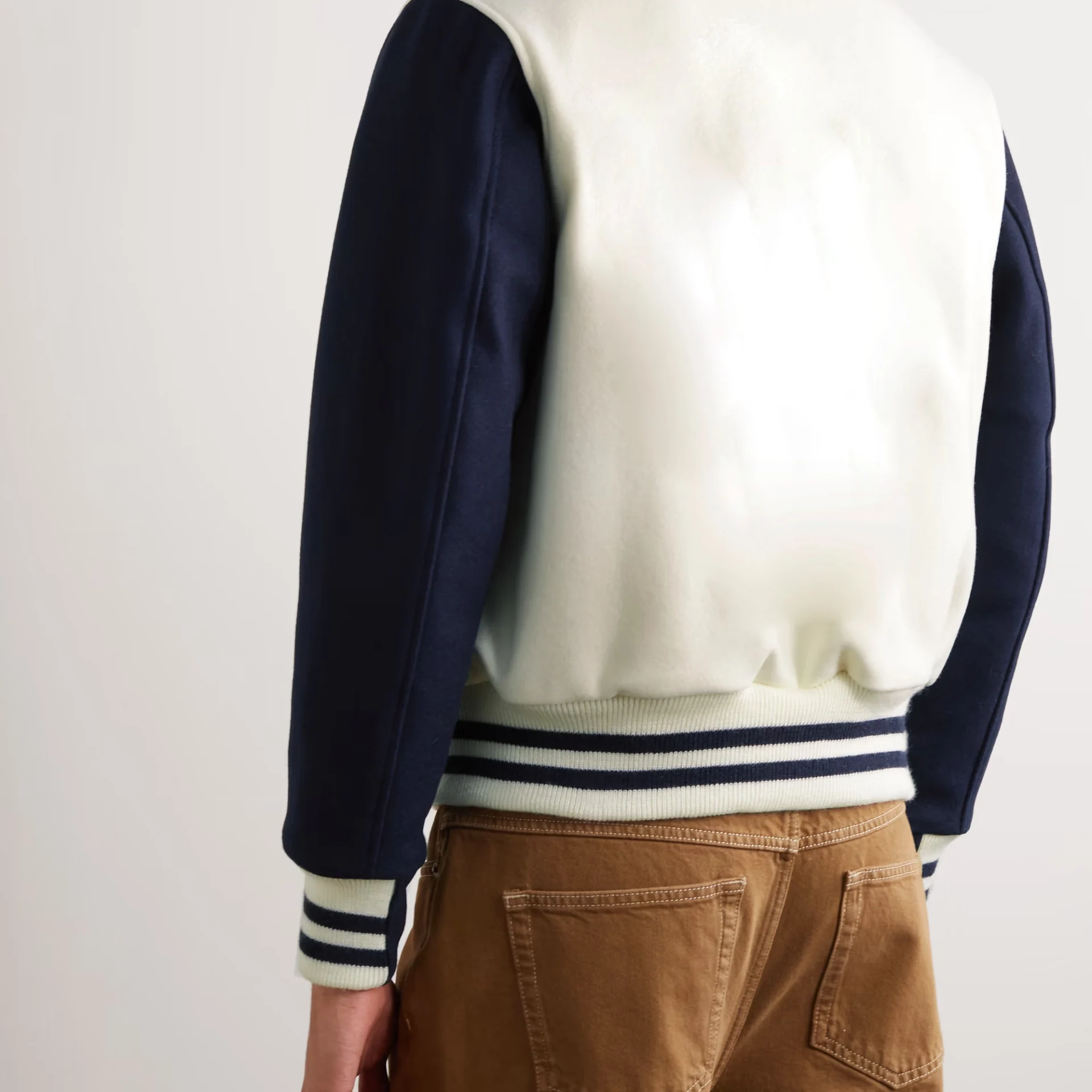 white and navy wool leather varsity jacket stussy basic (6)