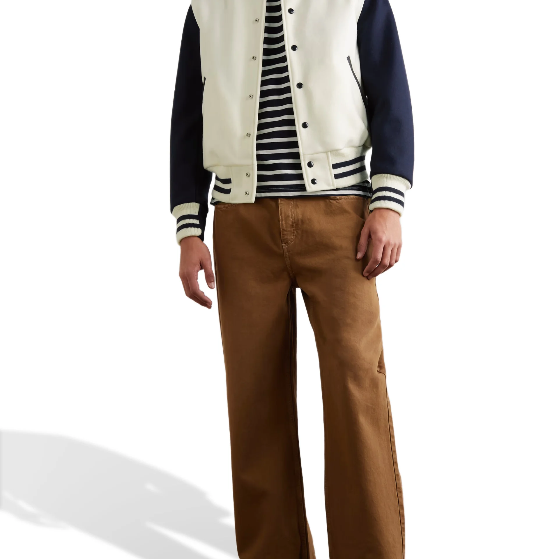 white and navy wool leather varsity jacket stussy basic (7)