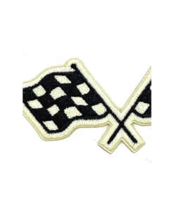 Dual Drift Checkered Racing Flags Patch (1)