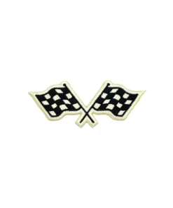 Dual Drift Checkered Racing Flags Patch (2)