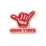 Good Vibes Shaka hand patch