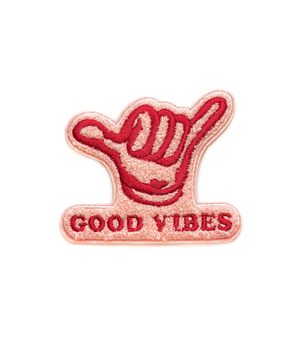 Good Vibes Shaka hand patch