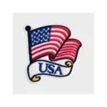 Patriot Wave USA Flag Patch